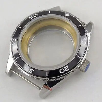 Modified 10ATM 41mm Sapphire Glass Watch Case Fit 8215 NH35 NH36 ETA 2824 2836