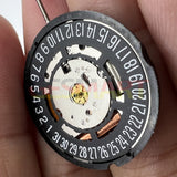 Swiss Part Ronda 715 Quartz Watch Movement Date@6 Replacement Black Date Wheel