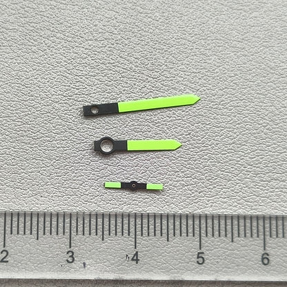 Green+Black Watch Hands Set for ETA6497 6498 ST3600 ST3620 Mechanical Movement