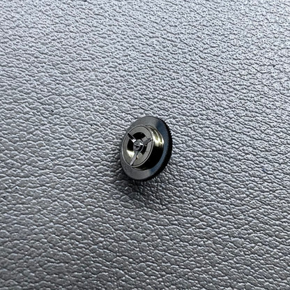Black counting wheel for ETA C01.211 watch movement, precision replacement part for watch repair.