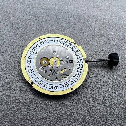 Swiss Ronda 1006 Slimtech quartz watch movement with date display at 3 o'clock, precision timekeeping