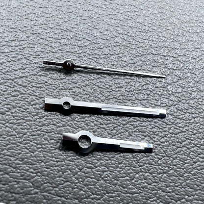 2 Sets Green Lume Modified Dayjust Silver Trim Watch Hands for Miyota 8285