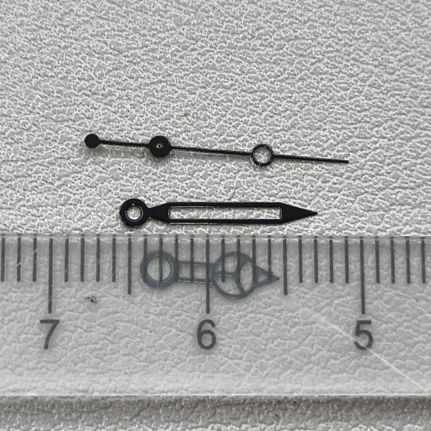 2 Sets/Pack Black Hollow Watch Hands Suitable for NH35/36/4R/7S Movement