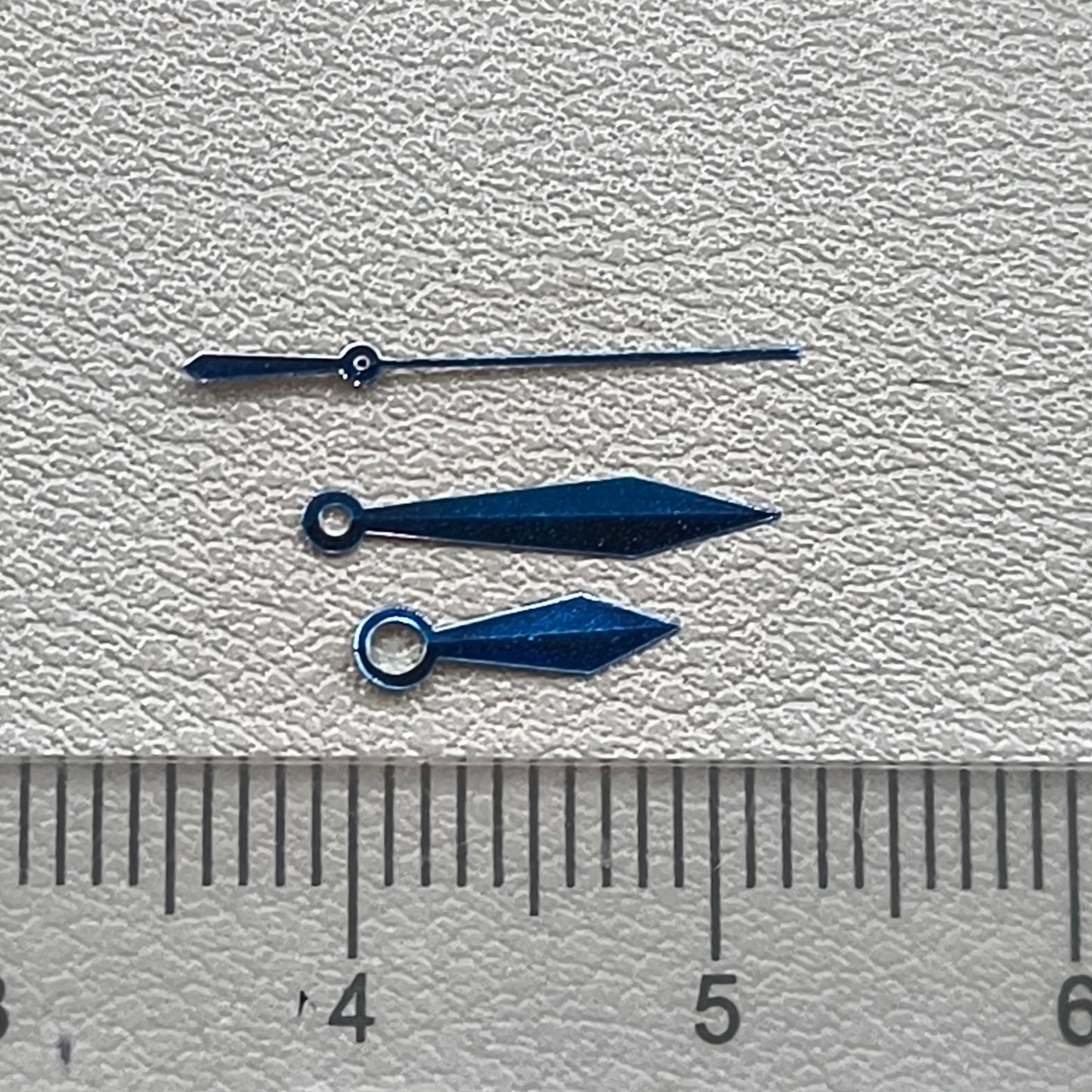 3 Hands Dark Blue 8.5mmx12mmx13mm Watch Hands for NH35/36/4R/7S Movement