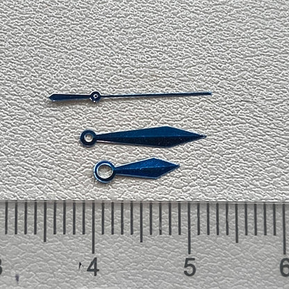 3 Hands Dark Blue 8.5mmx12mmx13mm Watch Hands for NH35/36/4R/7S Movement