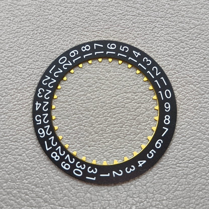 Black Date Disk Wheel Date Wheel Date@3 Generic for China Made 7750 Movement
