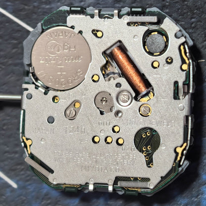 Japan Made Miyota T240 Quartz Movement 3 Hands Watch Part With Display