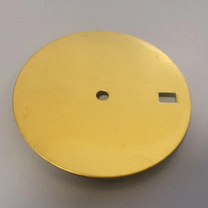 Golden Date At 3 brass watch dial compatible with NH35 NH36 7S26 4R movements for SKX007 SRPD models.