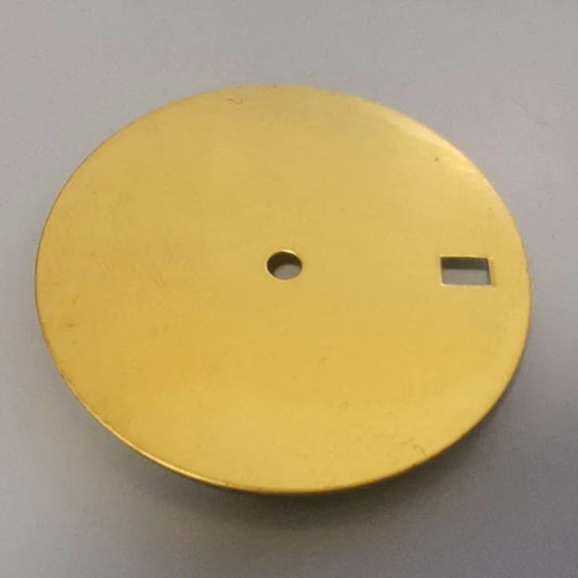 Golden Date At 3 brass watch dial compatible with NH35 NH36 7S26 4R movements for SKX007 SRPD models.