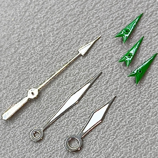 12mm Green Lume Diamond Shape Watch Hands for OS10 OS60 OS80 Movement