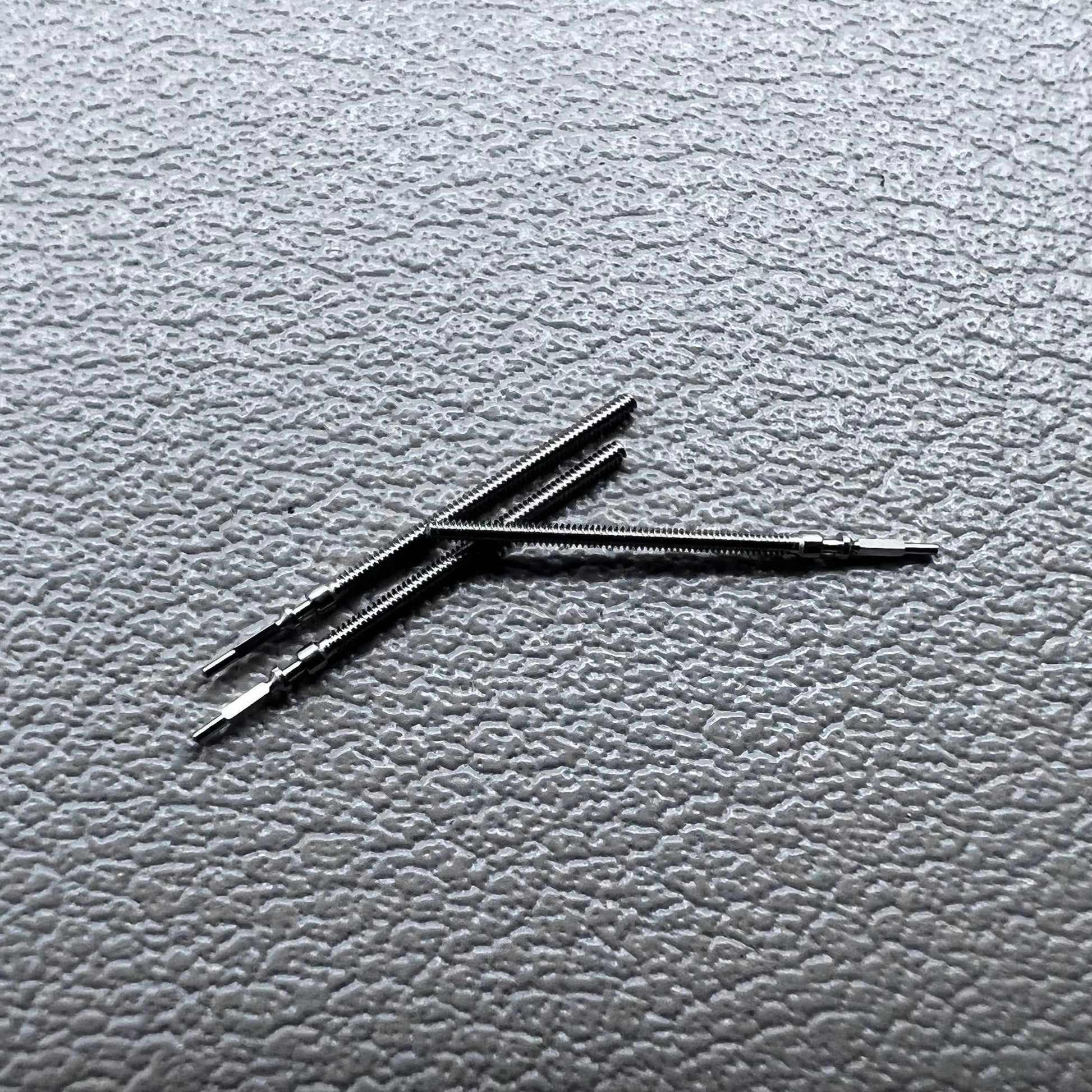 Set of 3 watch winding stems for VX00, VX01, VX10, VX11 quartz movements, precise fit.