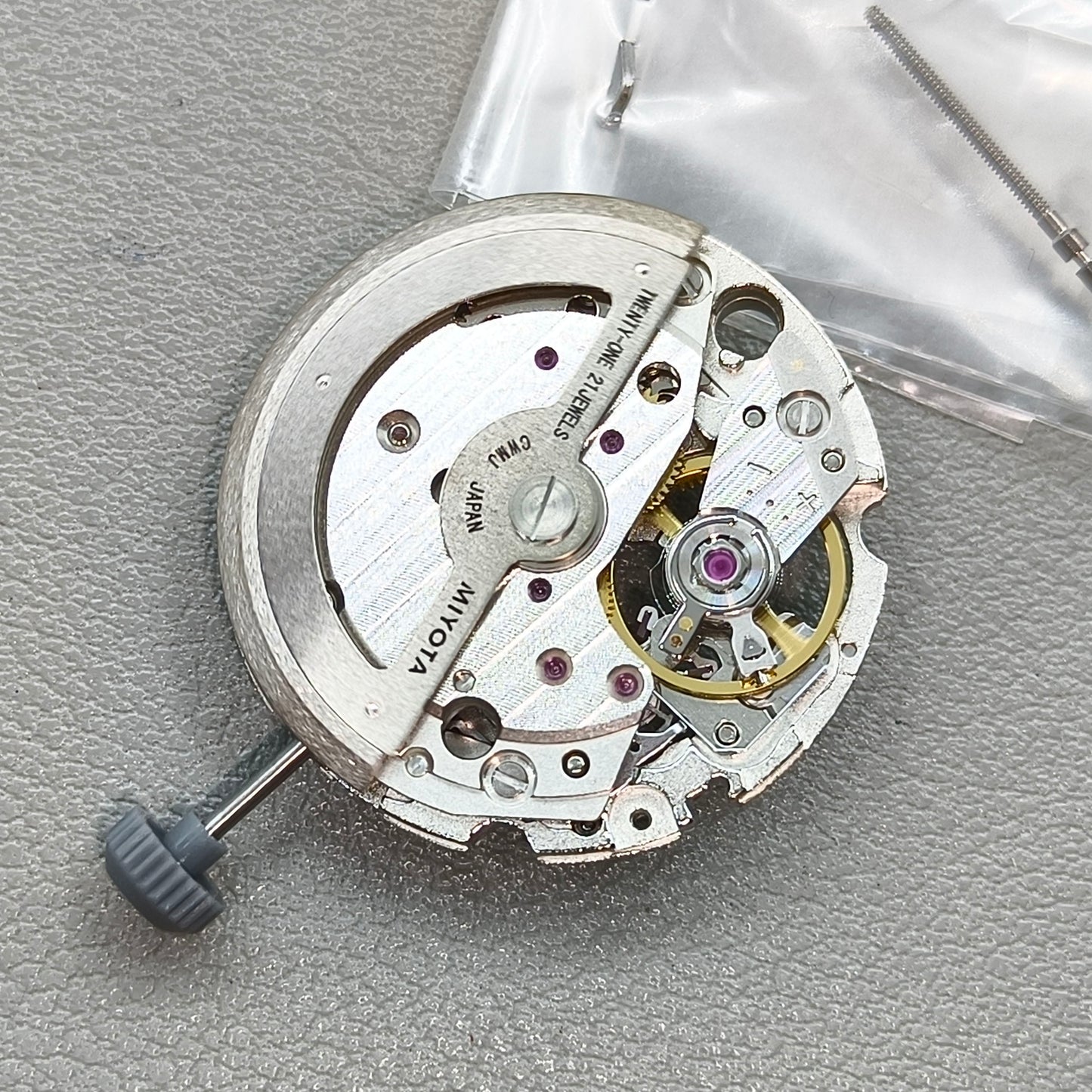Japan Miyota 82S7 Silver Plated Automatic Mechanical Movement