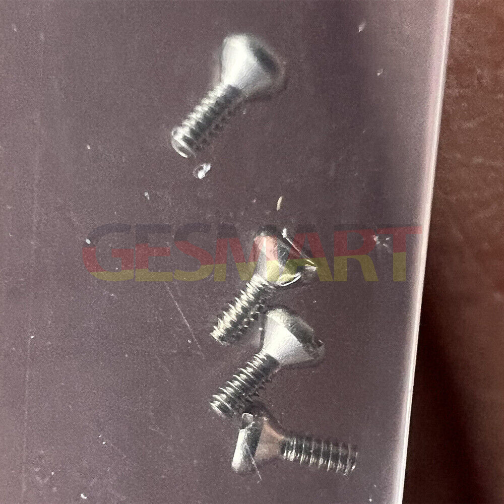 Watch case cushion mount screws compatible with Miyota 8215 and 8200 movements, precise watch accessory.