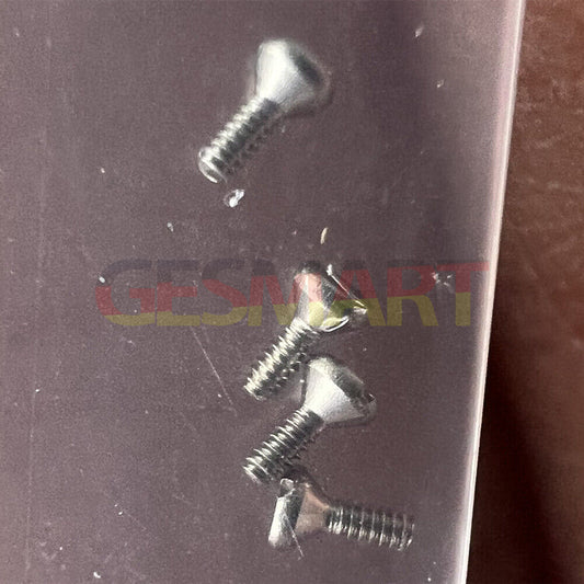 Watch case cushion mount screws compatible with Miyota 8215 and 8200 movements, precise watch accessory.