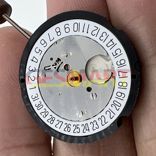 Ronda 505 Quarzuhrwerk mit Datumsanzeige und 6 Schweizer Teilen