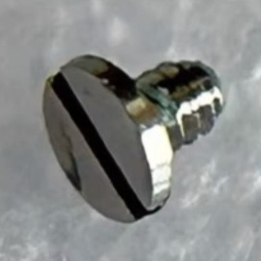 Set of 3 silver screws for 8500A watch movement date disk, precise replacement parts.