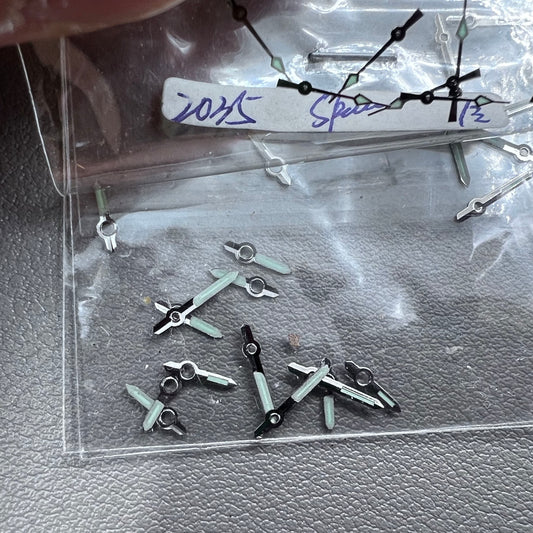 100 Sets Silver Trim Arrow Shape Watch Hands for Miyota 2035 2115 PC21