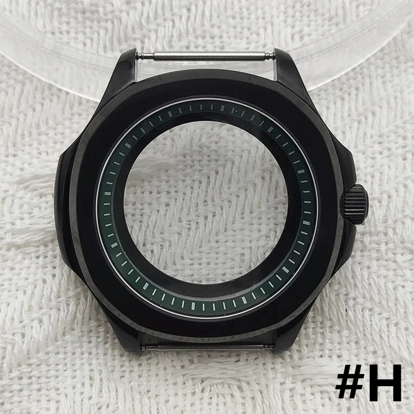39MM Stainless Steel Colorful Ring Sapphire Glass Cover 5ATM for NH35/NH36/NH70