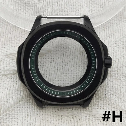 39MM Stainless Steel Colorful Ring Sapphire Glass Cover 5ATM for NH35/NH36/NH70