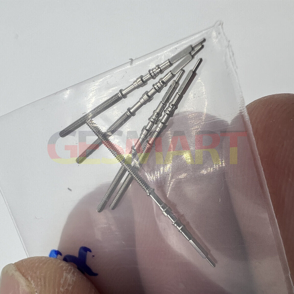 Stainless steel winding stem for 4R36 NH35 NH36 NH38 NH39A watch movements, durable and precise, brand new.