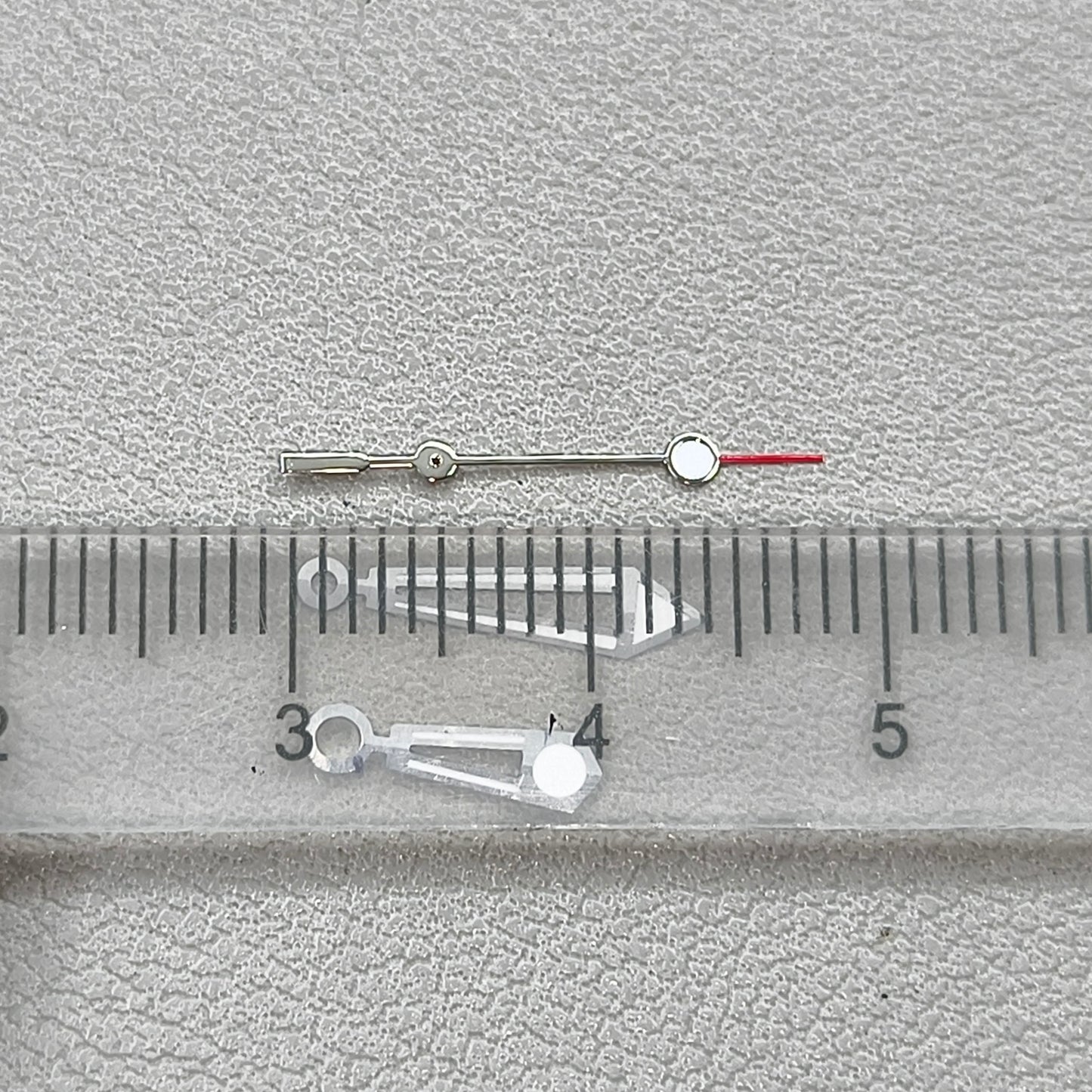 Modified Silver Trim Watch Hands Green Luminous Fit NH35 NH36 Movement