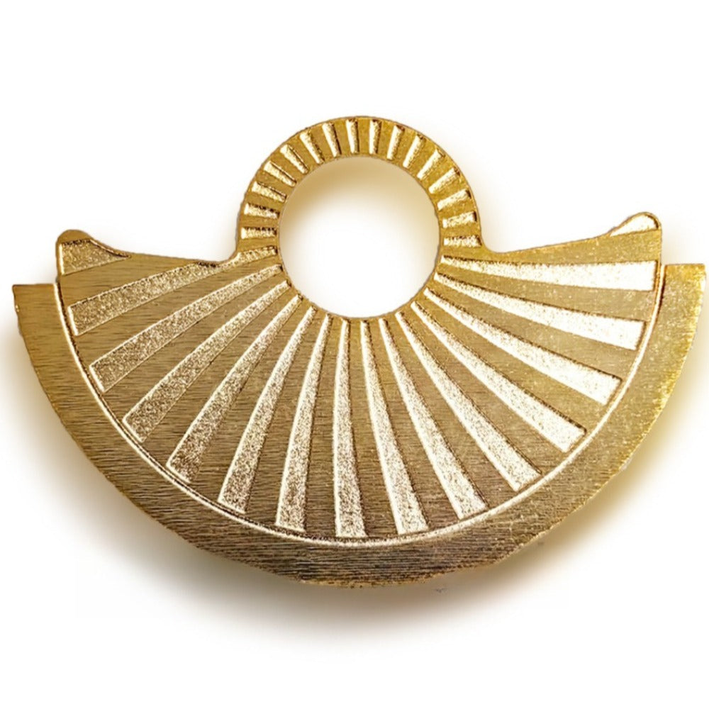 Golden Sun Pattern Metal Rotor Oscillating Weight Overlay For  NH35 NH36