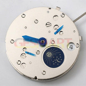 China Made Shanghai Silver Star Moon Phase@6 Automatic Mechanical Movement