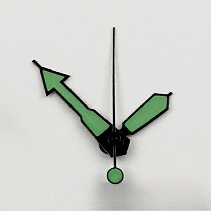 Turtle Abalone Captain Model Green Luminous Watch Hands for NH34 NH35 NH36 NH38