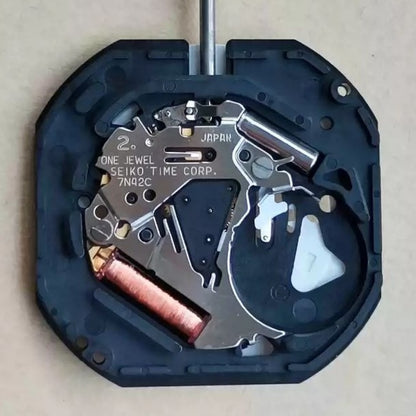 Seiko 7N42C quartz movement watch repair part, original Japan-made for precise timekeeping.