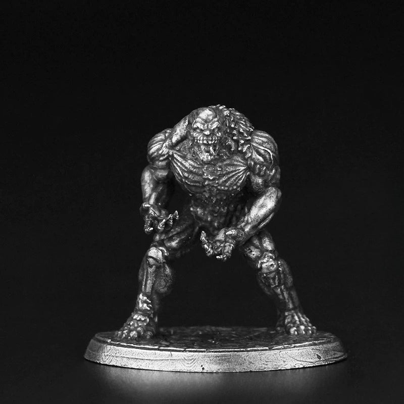 Experiment Creature Copper Miniature Figurine White Bronze Sci-Fi Wargame 354-7
