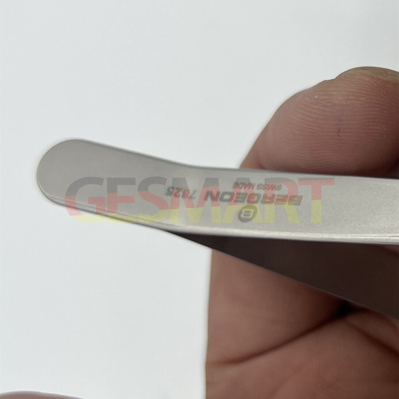 Bergeon 7825 spring bar tweezers designed for precise watch strap adjustments and repairs.
