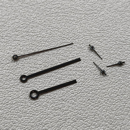 15mm Black Painted 6 Pins Watch Hands for Miyota OS10 OS20 OS30 Movement