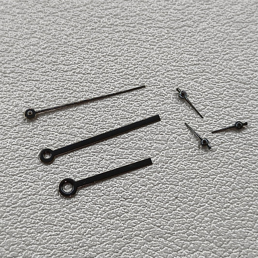 15mm Black Painted 6 Pins Watch Hands for Miyota OS10 OS20 OS30 Movement