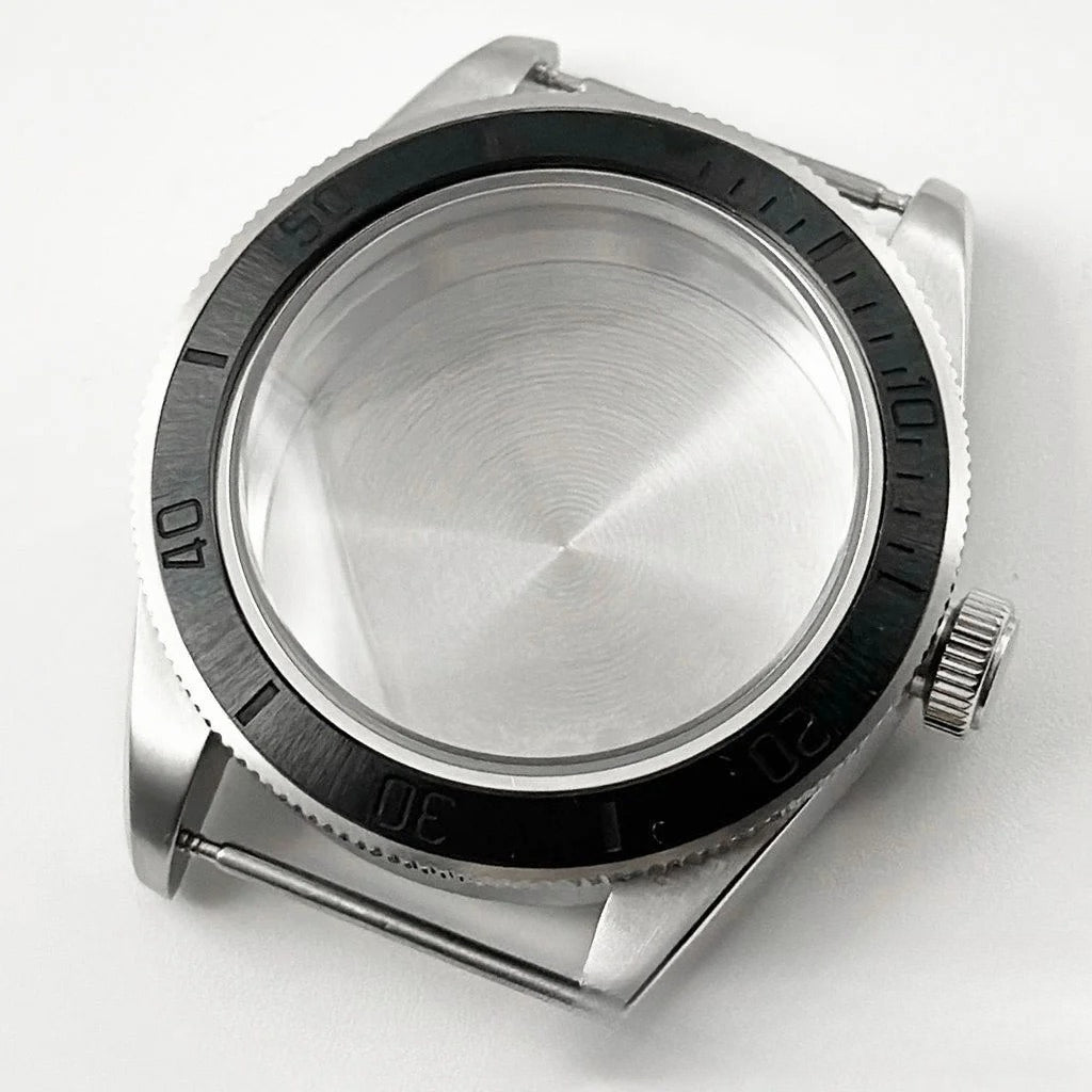 39MM Bezel Domed Sapphire Crystal Case for NH34 NH35 NH36 NH38 ETA 2824 PT5000