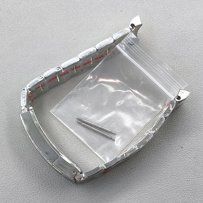 20mm Silver Oyster Stainless Steel Strap for 40mm Daytona VK63 VK64 Watch Case