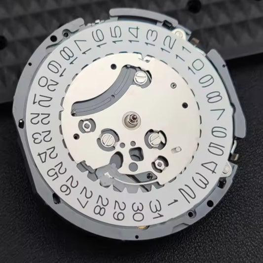 Genuine VK68A chronograph movement by Seiko with high-accuracy quartz mechanism from Japan.