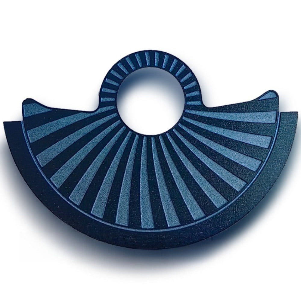 Dark Blue Sun Pattern Metal Rotor Oscillating Weight Overlay For  NH35 NH36