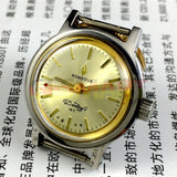 Liaoning Factory Made Kongque Manual Lady Mechanical Watch 19 Jews Golden Dial