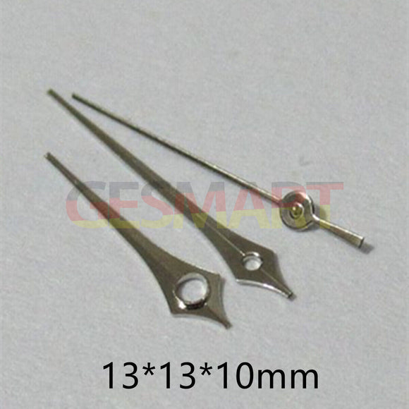 13mm Silver Pointed Watch Hands Set for Miyota 2035 2115 2105 2305 2315 Movement