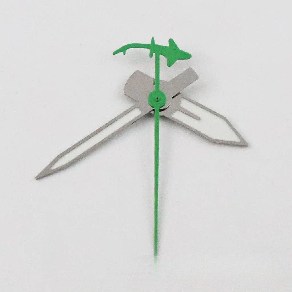 Shark Second Hand C3 Green Lume Watch Hands for NH34 NH35 NH36 NH38 NH70 NH72