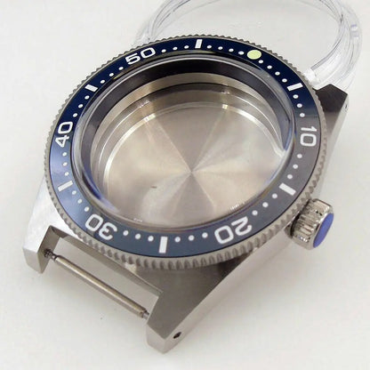 40mm Sapphire Glass Watch Case Fit NH34 NH35 NH36 ETA 2824 300M Water Resistance