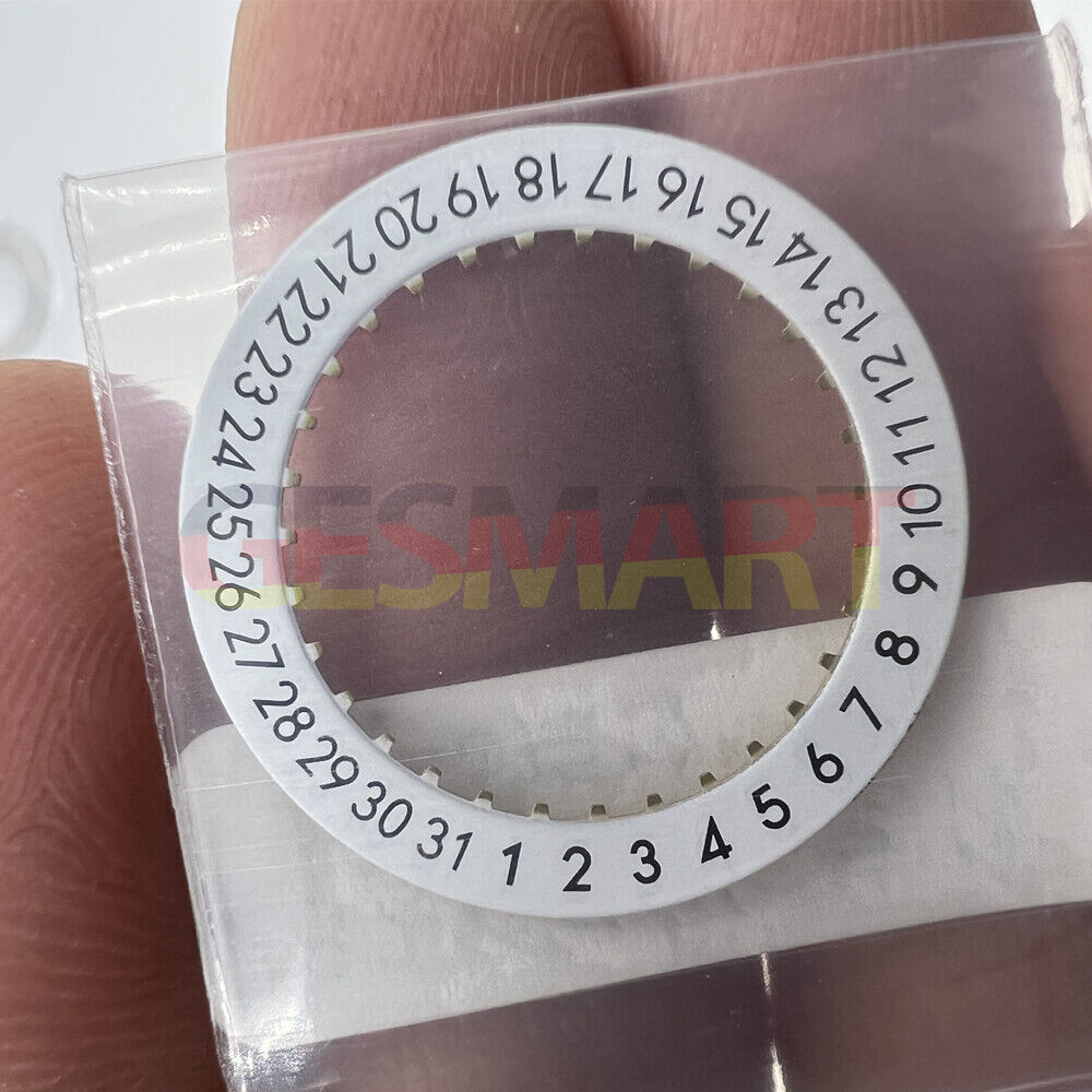 OM Font Date Disk showing date wheel for ETA 2824 watch movement with date at 6 o'clock slot