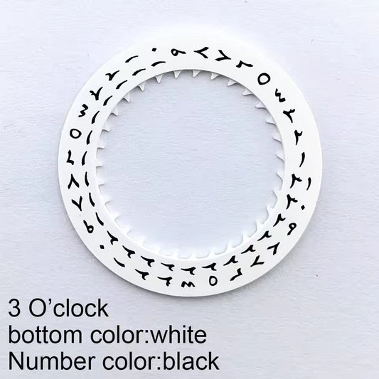 Arabic Font White Date Disk Wheel Date Wheel for NH35 NH36 Movement Date At 3