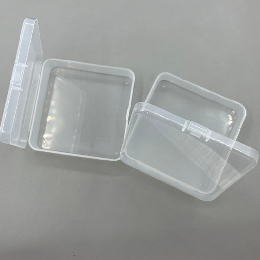 10 PIECES Mini Square Toolbox Box Container Storage Case Hinged Lid (2.8x9.5x9.5cm)