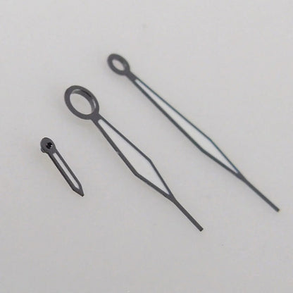 High-quality green luminous wristwatch hands set for ETA 6497 6498 hand winding movement.