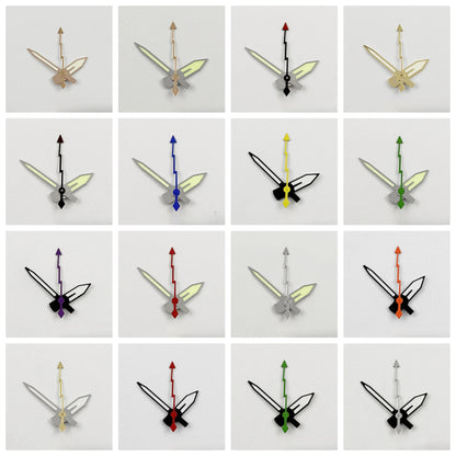 Lightning Second Hand C3 Green Luminous Watch Hands for NH35 NH36 NH38 NH39 NH70