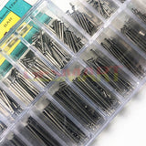 Dia 1.2mm 300pcs Stainless Steel Buckle Spring Bar Assortment Watch Repair Kit