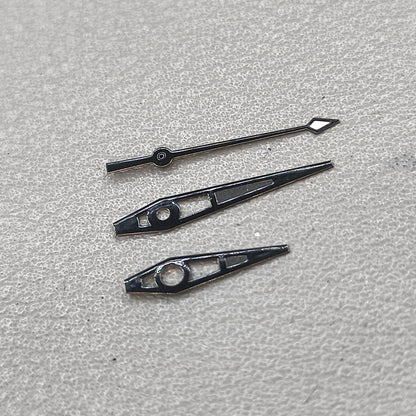 Black Big Arrow with Green Lume Watch Hands for NH35/36 NH38 NH72 NH70