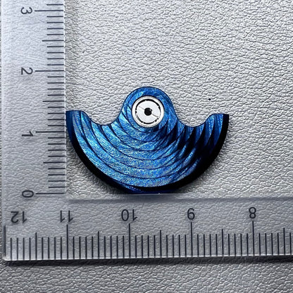 Dark blue Water Ripple rotor weight for NH34/NH35/NH36/NH38 watch movements