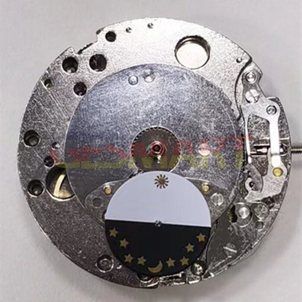 China Made 2813 automatic watch movement with 3 hands and moon phase at 6 o'clock, ideal for watch accessories.